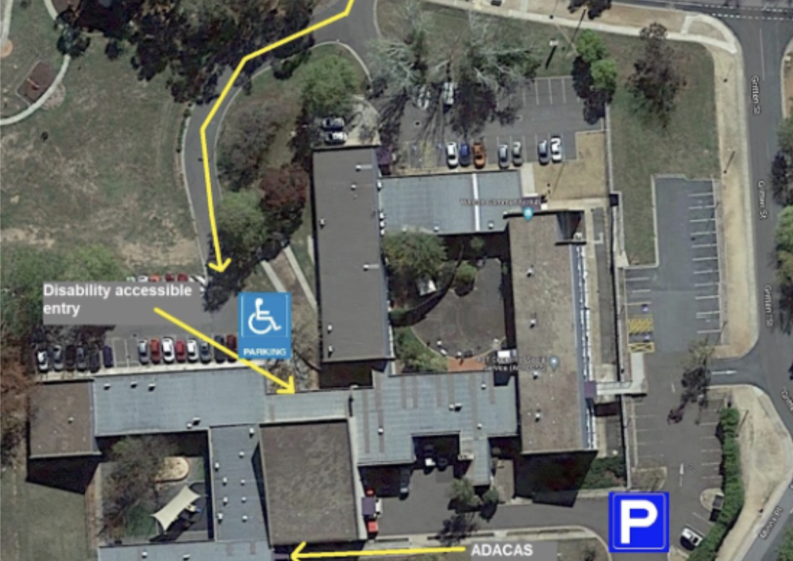 Directions to our entrances